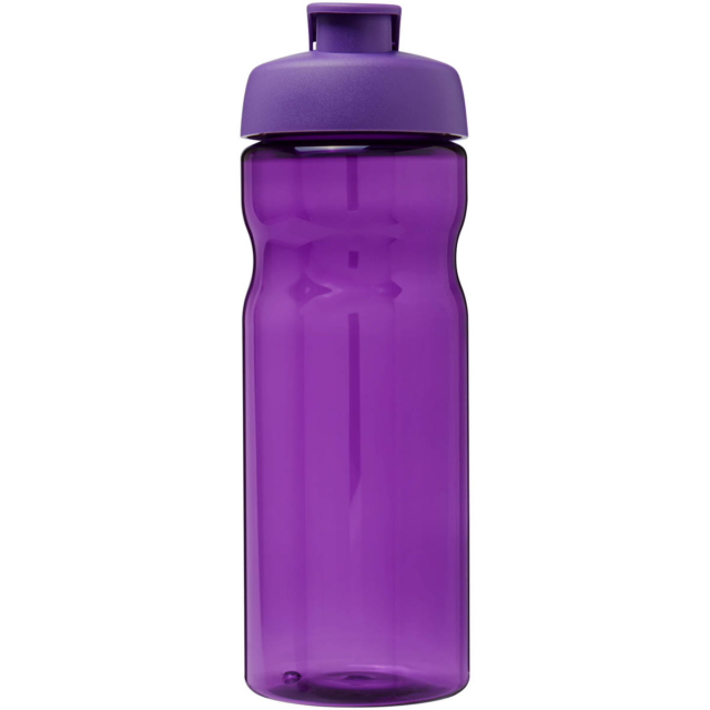 H2O Active® Eco Base 650 ml Sportflasche mit Klappdeckel - lila - Vorderseite