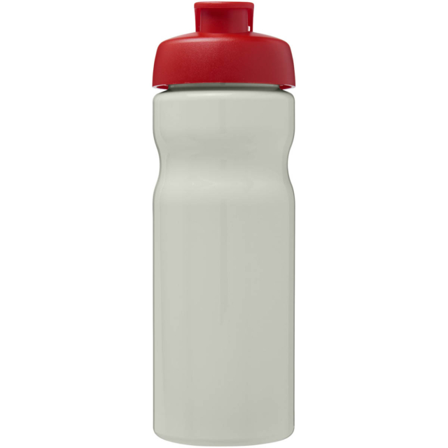 H2O Active® Eco Base 650 ml Sportflasche mit Klappdeckel - elfenbeinweiß - Vorderseite