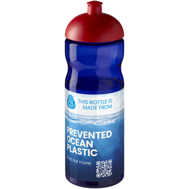 H2O Active® Eco Base 650 ml Sportflasche mit Stülpdeckel - royalblau - Logo 1