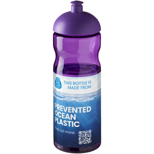 H2O Active® Eco Base 650 ml Sportflasche mit Stülpdeckel - lila - Logo 1