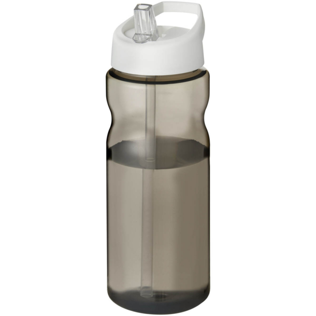 H2O Active® Eco Base 650 ml Sportflasche mit Ausgussdeckel - kohle - Hauptfoto