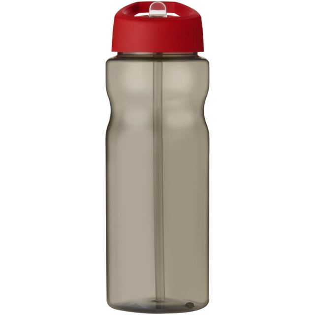 H2O Active® Eco Base 650 ml Sportflasche mit Ausgussdeckel - kohle - Vorderseite