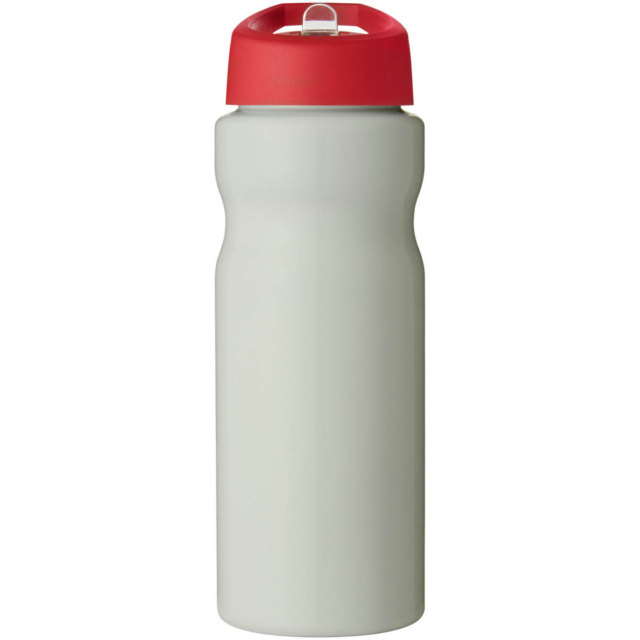 H2O Active® Eco Base 650 ml Sportflasche mit Ausgussdeckel - elfenbeinweiß - Vorderseite