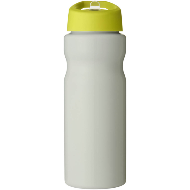 H2O Active® Eco Base 650 ml Sportflasche mit Ausgussdeckel - elfenbeinweiß - Vorderseite