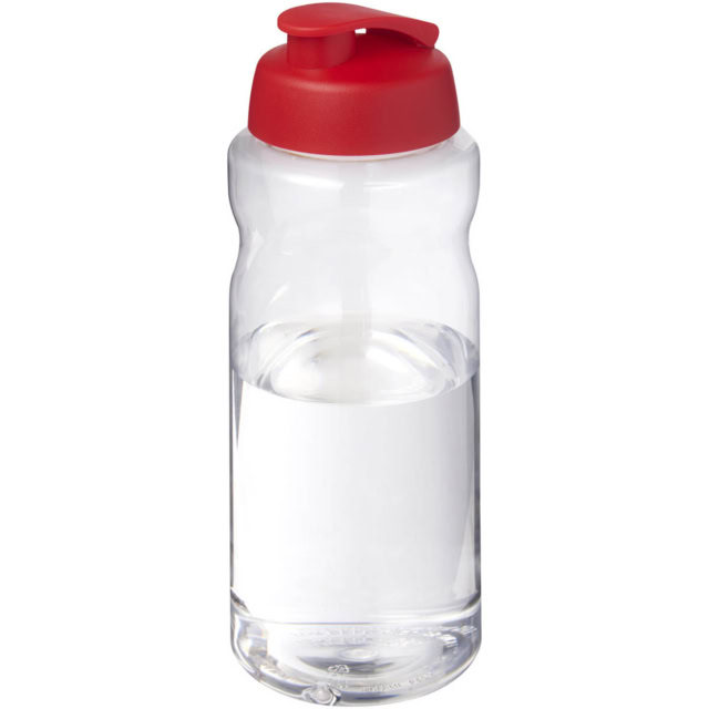 H2O Active® Big Base 1L Sportflasche mit Klappdeckel - rot - Hauptfoto