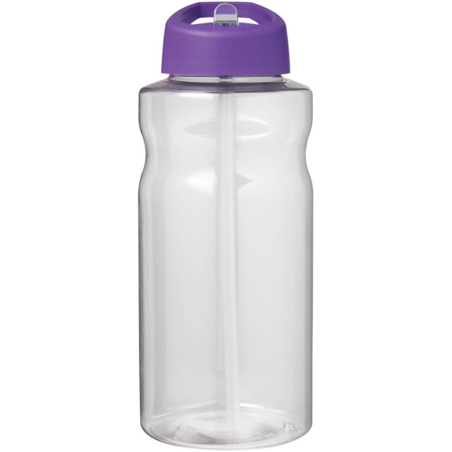 H2O Active® Big Base 1L Sportflasche mit Ausgussdeckel - lila - Vorderseite