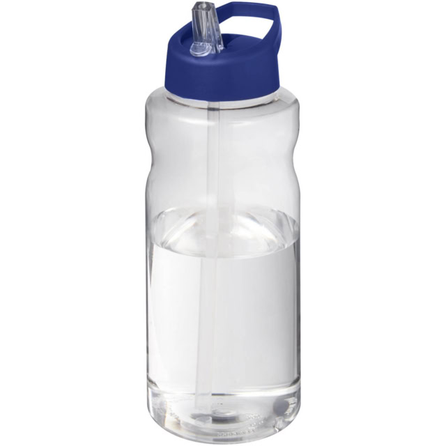 H2O Active® Big Base 1L Sportflasche mit Ausgussdeckel - blau - Hauptfoto