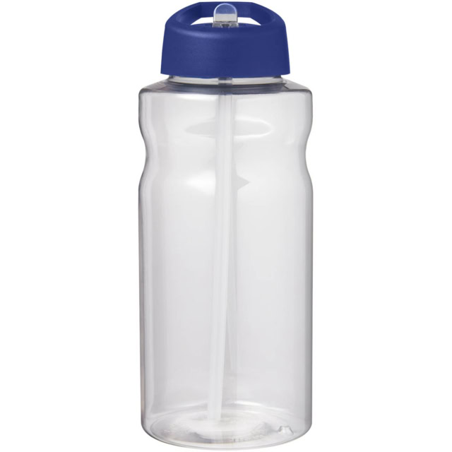 H2O Active® Big Base 1L Sportflasche mit Ausgussdeckel - blau - Vorderseite