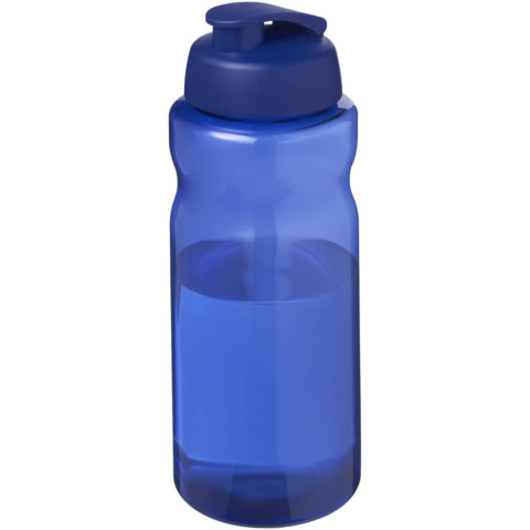 H2O Active® Eco Big Base 1L Sportflasche mit Klappdeckel - blau - Hauptfoto