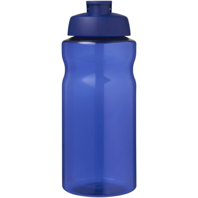 H2O Active® Eco Big Base 1L Sportflasche mit Klappdeckel - blau - Vorderseite