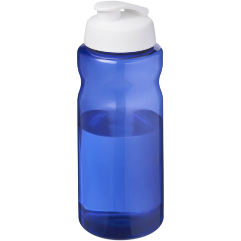 H2O Active® Eco Big Base 1L Sportflasche mit Klappdeckel - blau - Hauptfoto