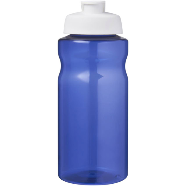 H2O Active® Eco Big Base 1L Sportflasche mit Klappdeckel - blau - Vorderseite