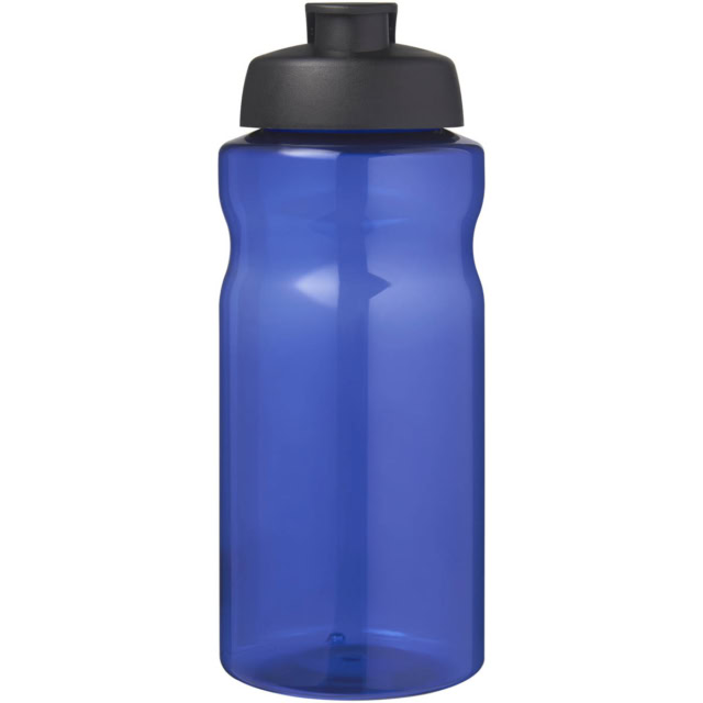 H2O Active® Eco Big Base 1L Sportflasche mit Klappdeckel - blau - Vorderseite