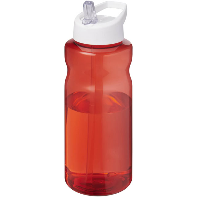 H2O Active® Eco Big Base 1L Sportflasche mit Ausgussdeckel - rot - Hauptfoto