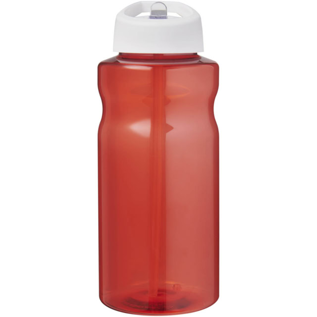 H2O Active® Eco Big Base 1L Sportflasche mit Ausgussdeckel - rot - Vorderseite