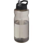 H2O Active® Eco Big Base 1L Sportflasche mit Ausgussdeckel - kohle - Hauptfoto