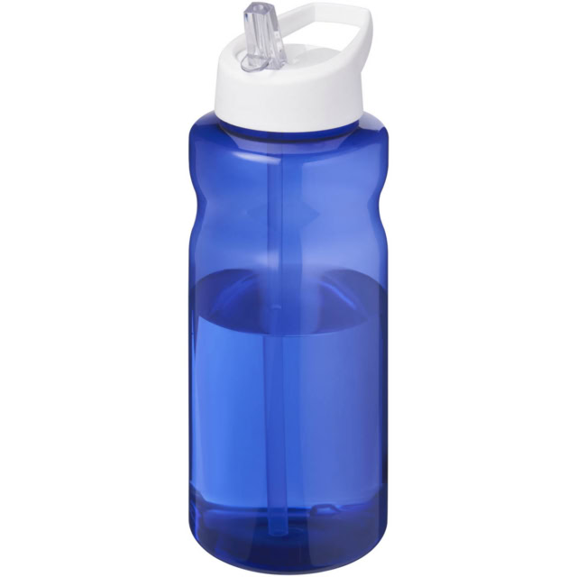 H2O Active® Eco Big Base 1L Sportflasche mit Ausgussdeckel - blau - Hauptfoto