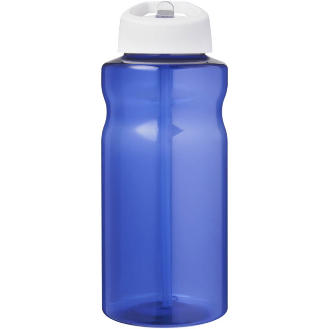 H2O Active® Eco Big Base 1L Sportflasche mit Ausgussdeckel - blau - Vorderseite