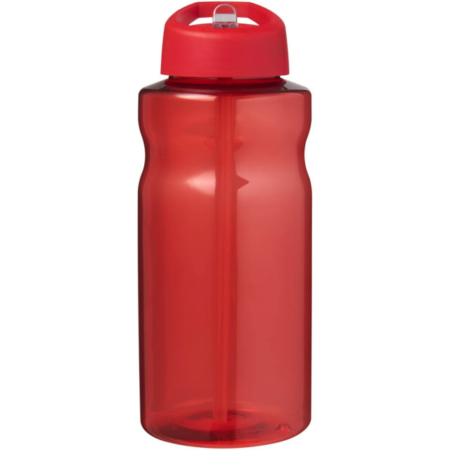 H2O Active® Eco Big Base 1L Sportflasche mit Ausgussdeckel - rot - Vorderseite