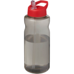 H2O Active® Eco Big Base 1L Sportflasche mit Ausgussdeckel - kohle - Hauptfoto