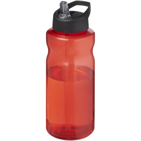 H2O Active® Eco Big Base 1L Sportflasche mit Ausgussdeckel - rot - Hauptfoto