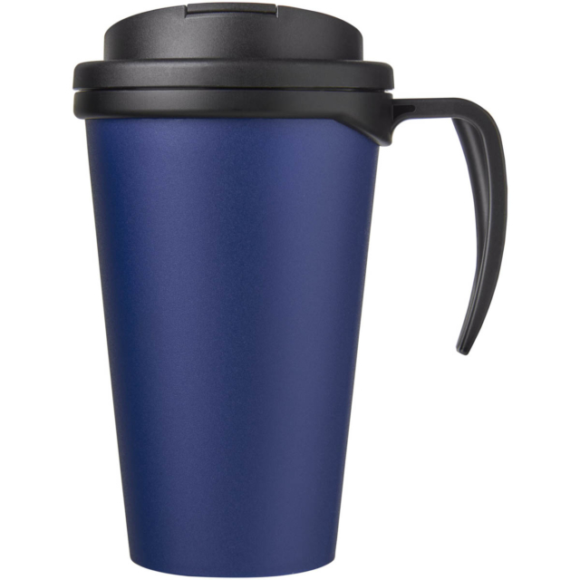 Americano® Grande 350 ml Isolierbecher mit auslaufsicherem Schraubverschluss - blau - Vorderseite