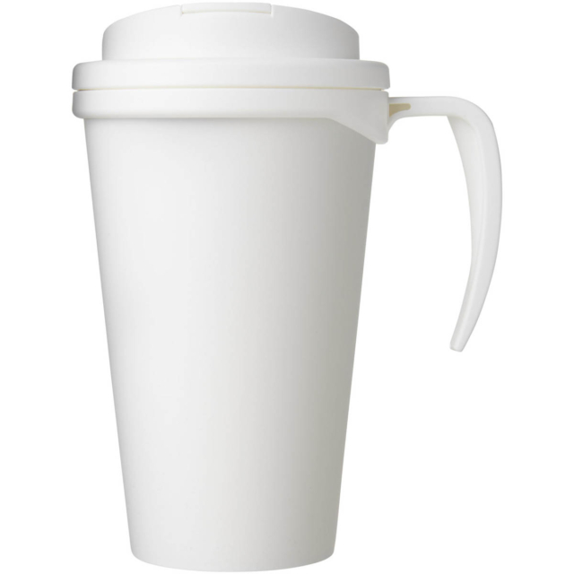 Americano® Grande 350 ml Isolierbecher mit auslaufsicherem Schraubverschluss - weiss - Vorderseite