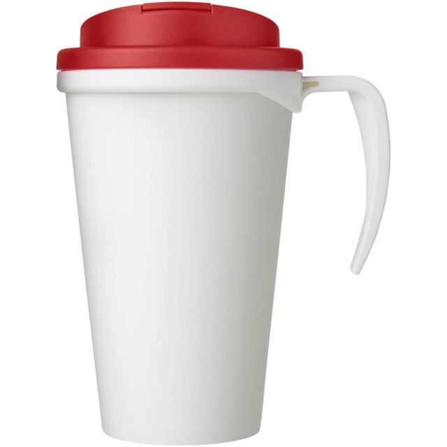 Americano® Grande 350 ml Isolierbecher mit auslaufsicherem Schraubverschluss - weiss - Vorderseite