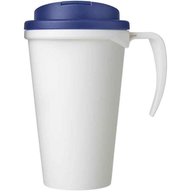 Americano® Grande 350 ml Isolierbecher mit auslaufsicherem Schraubverschluss - weiss - Vorderseite