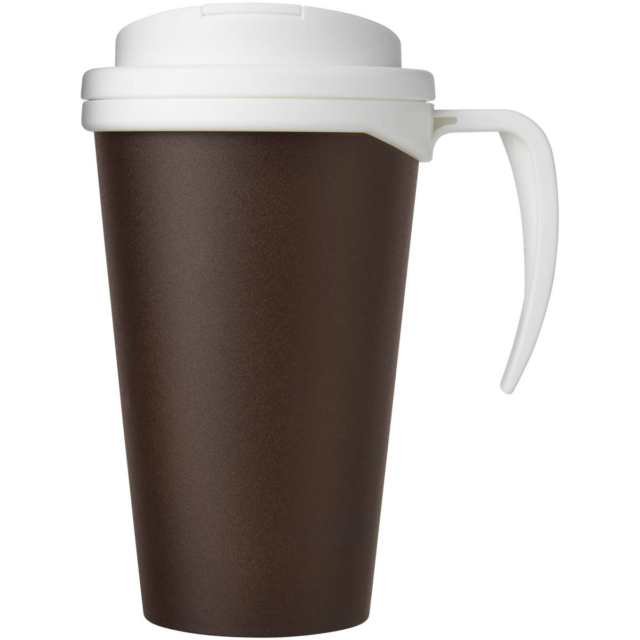 Americano® Grande 350 ml Isolierbecher mit auslaufsicherem Schraubverschluss - braun - Vorderseite