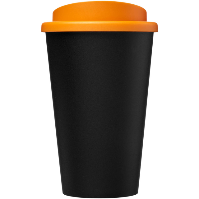 Americano® Eco 350 ml recycelter Becher - schwarz - Vorderseite