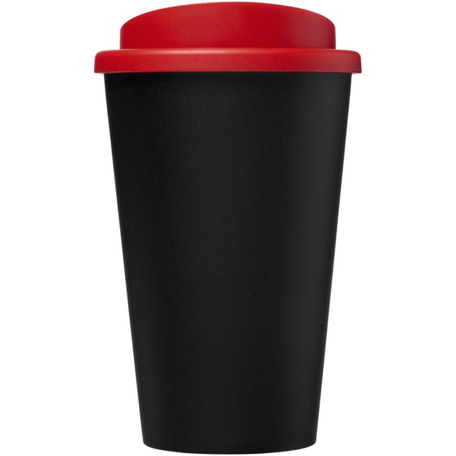 Americano® Eco 350 ml recycelter Becher - schwarz - Vorderseite