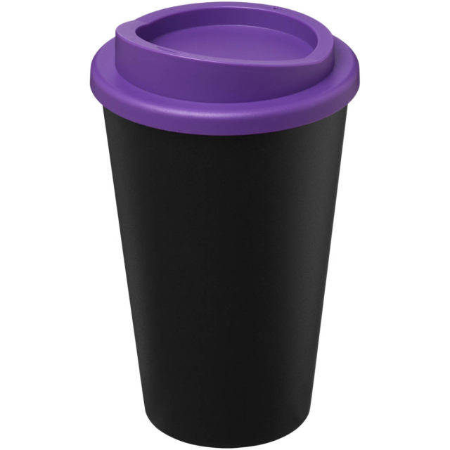 Americano® Eco 350 ml recycelter Becher - schwarz - Hauptfoto