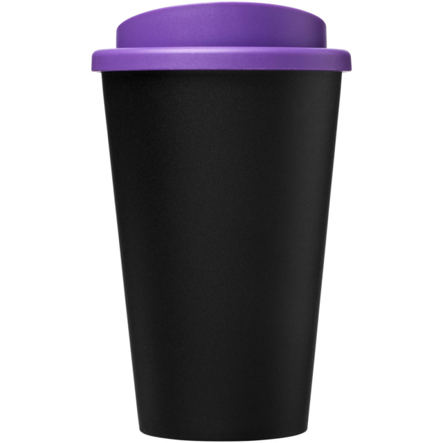 Americano® Eco 350 ml recycelter Becher - schwarz - Vorderseite