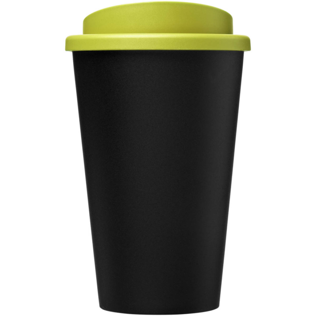 Americano® Eco 350 ml recycelter Becher - schwarz - Vorderseite