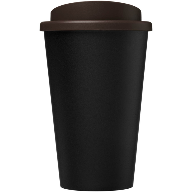 Americano® Eco 350 ml recycelter Becher - schwarz - Vorderseite