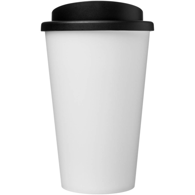 Americano® Eco 350 ml recycelter Becher - weiss - Vorderseite