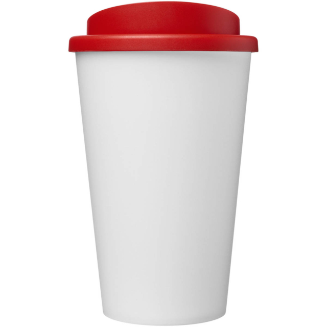 Americano® Eco 350 ml recycelter Becher - weiss - Vorderseite