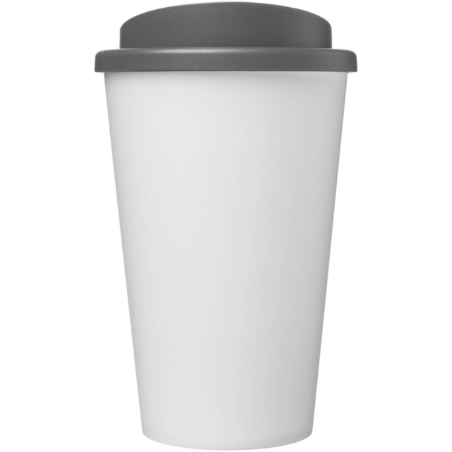 Americano® Eco 350 ml recycelter Becher - weiss - Vorderseite