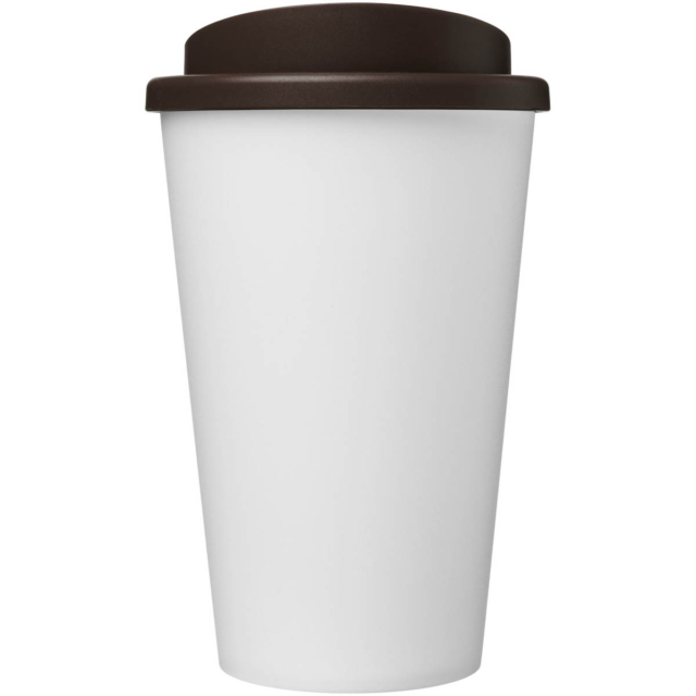 Americano® Eco 350 ml recycelter Becher - weiss - Vorderseite