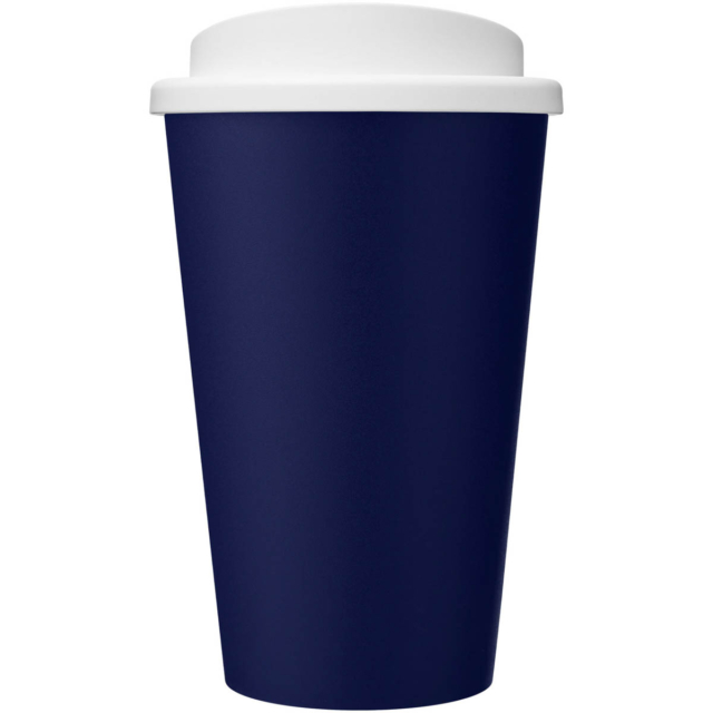 Americano® Eco 350 ml recycelter Becher - blau - Vorderseite