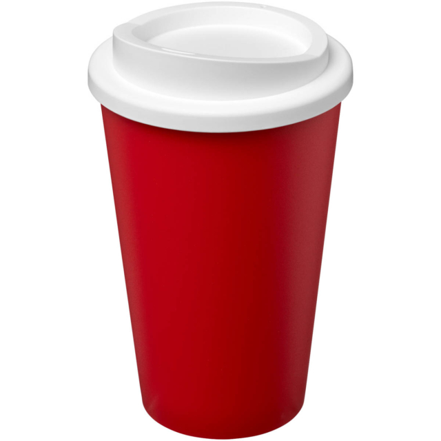 Americano® Eco 350 ml recycelter Becher - rot - Hauptfoto