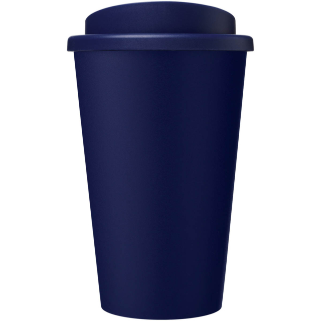 Americano® Eco 350 ml recycelter Becher - blau - Vorderseite