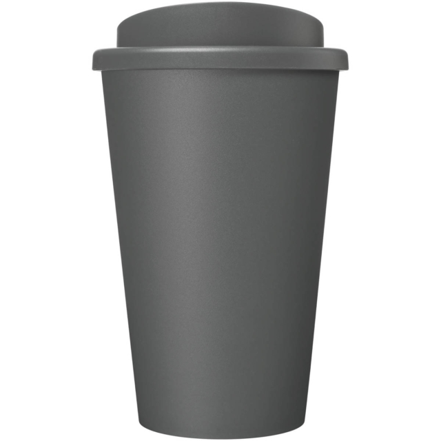 Americano® Eco 350 ml recycelter Becher - grau - Vorderseite