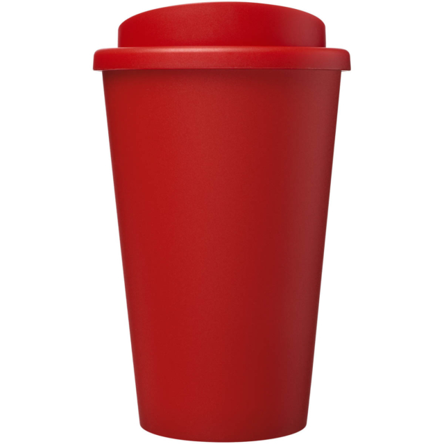 Americano® Eco 350 ml recycelter Becher - rot - Vorderseite