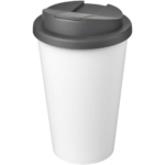 Americano® Eco 350 ml recycelter Becher mit auslaufsicherem Deckel - grau - Hauptfoto