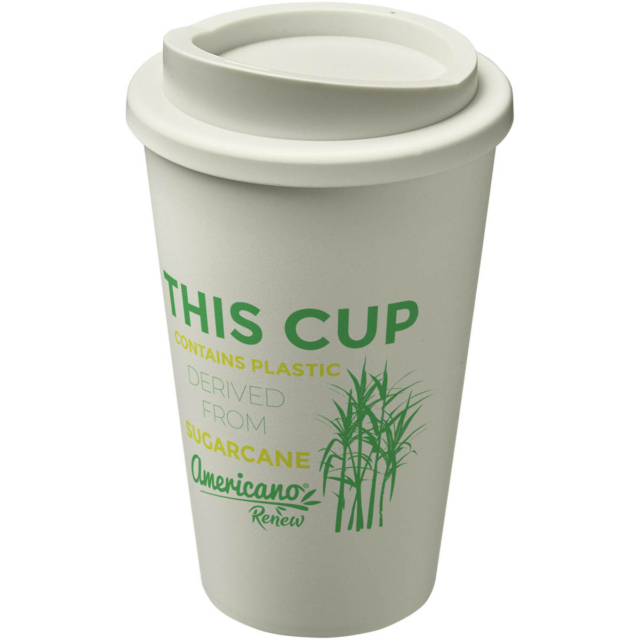 Americano® Renew 350 ml Isolierbecher - elfenbeinweiß - Logo 1