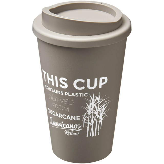 Americano® Renew 350 ml Isolierbecher - kieselgrau - Logo 1