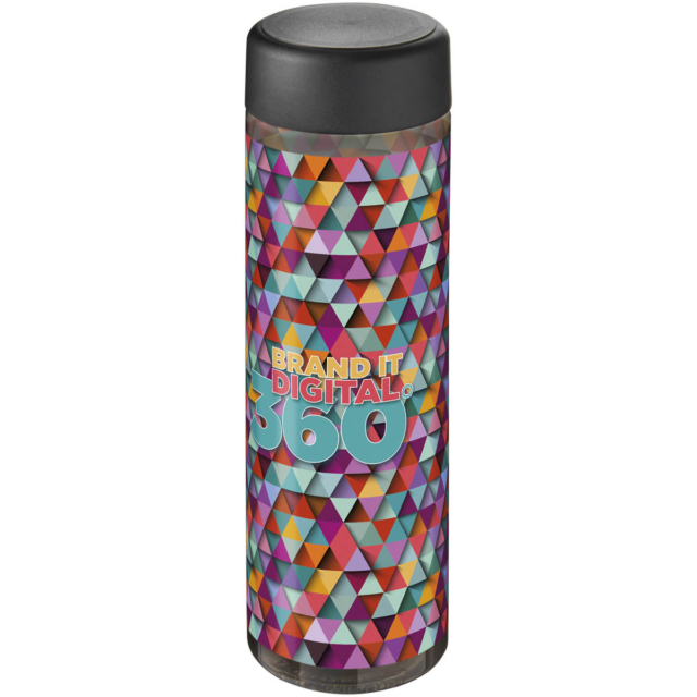 H2O Active® Vibe 850 ml Sportflasche mit Drehdeckel - kohle - Logo 1