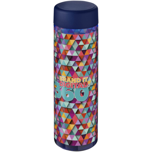 H2O Active® Vibe 850 ml Sportflasche mit Drehdeckel - blau - Logo 1